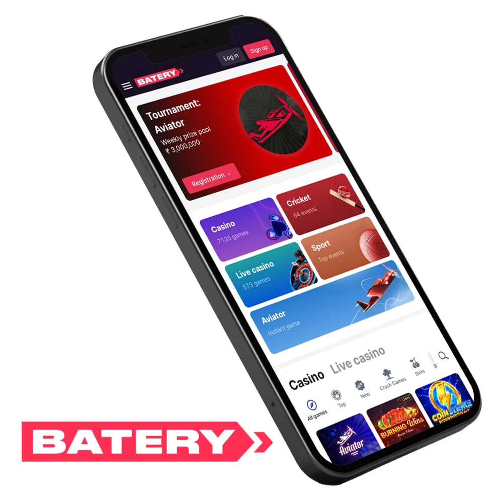 Download the Batery Bet App